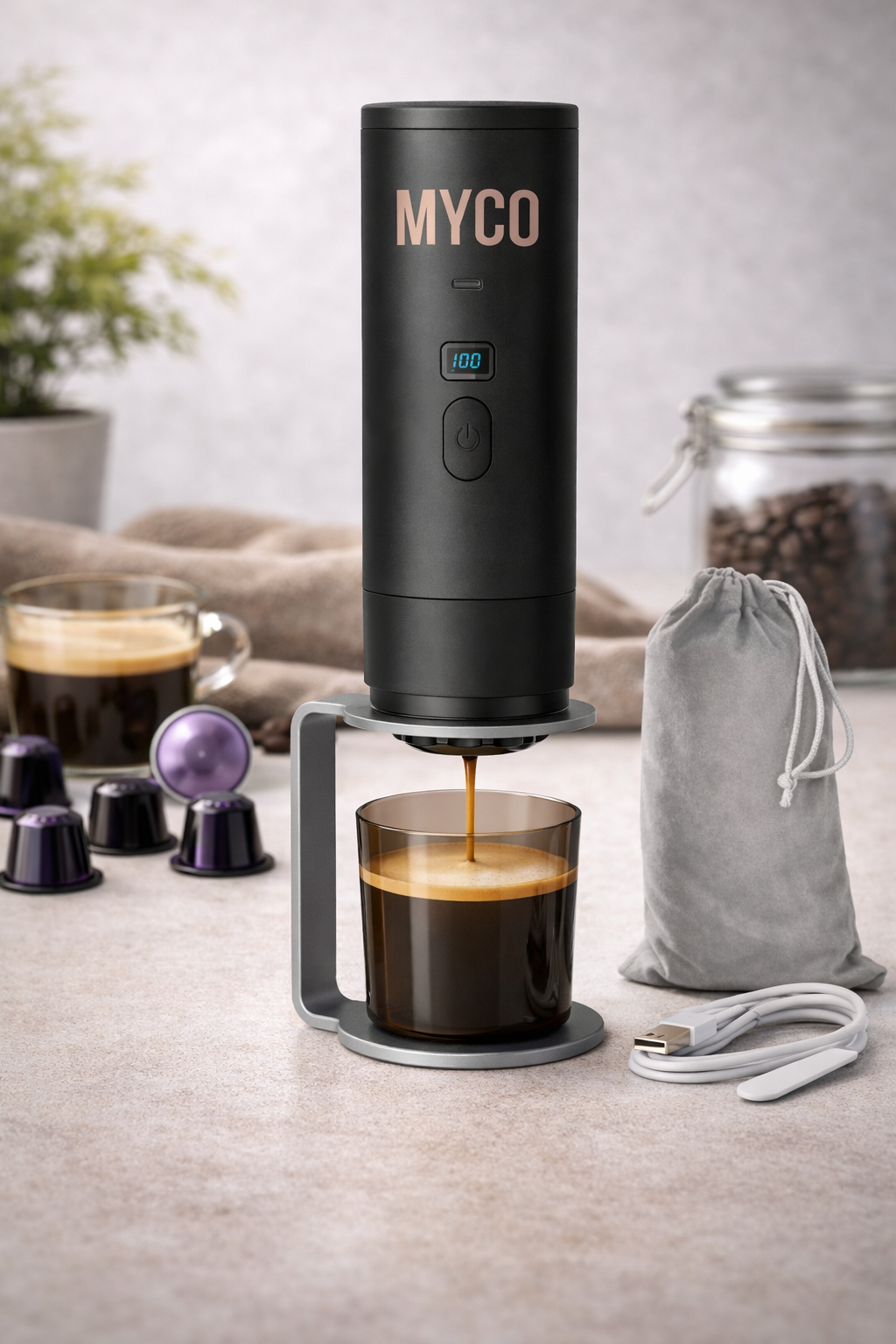 MYCO Kaffee Maker + Gratis Geschenk